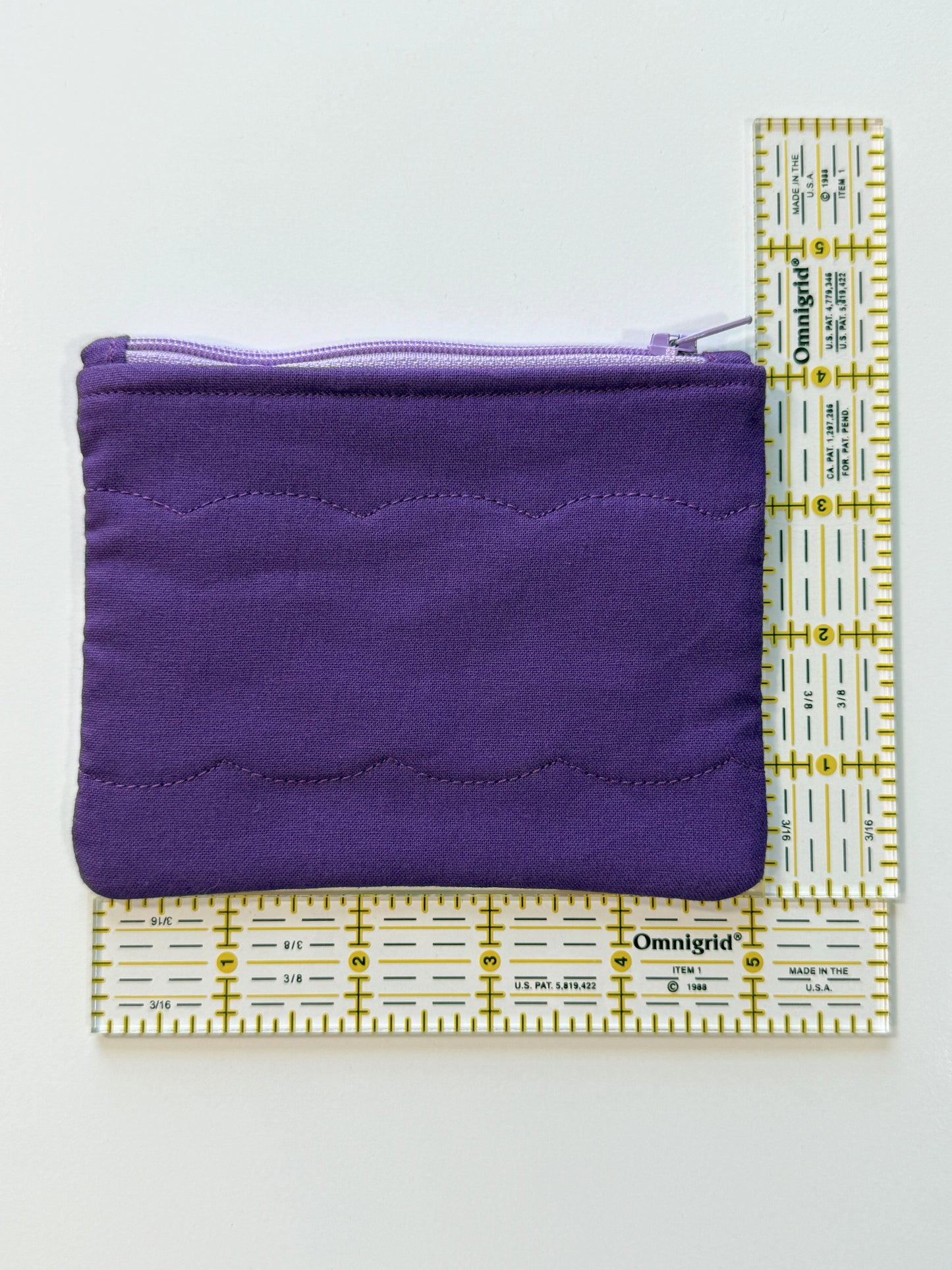 Handmade Fabric Coin Purse with Colorful Pebbles