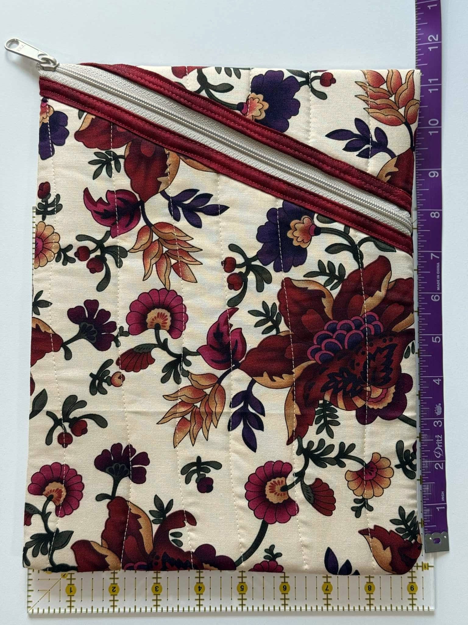 Boutique-style handmade tablet case with foam padding